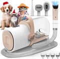 FIXR Dog Grooming Vacuum, Pet Grooming Kit with Dog Clippers, 2.5L Dust Cup 11000Pa Dogs Vacuum for Shedding Grooming, 5 Grooming Tools Home Cleaning in 1, Low Noise Pet Grooming Vacuum for Dogs