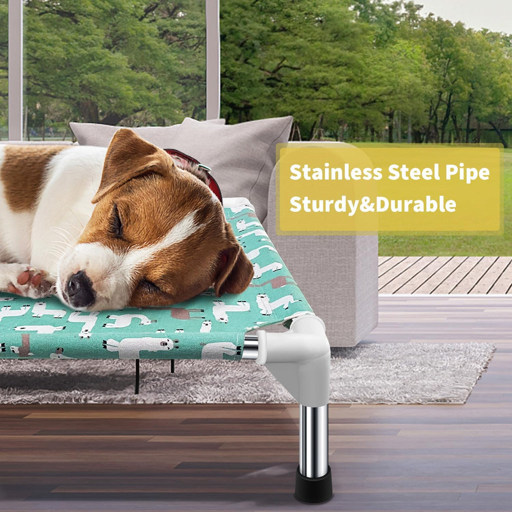 Elevated Dog Bed Pet cot for Small Dogs, Indoor and Outdoor Use