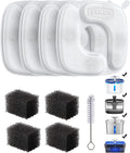 Veken Cat Water Fountain Filters, F1 Series, 4 Pack Replacement Filters
