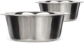 Neater Pet Brands 3.5 Cup (28 oz.) Stainless Steel Dog Bowls, Set of 2 Neater Feeder Replacement Bowls (Medium Deluxe Model), Dog Food Bowl & Water Bowl, Dishwasher Safe Metal Dish for Medium Dogs 