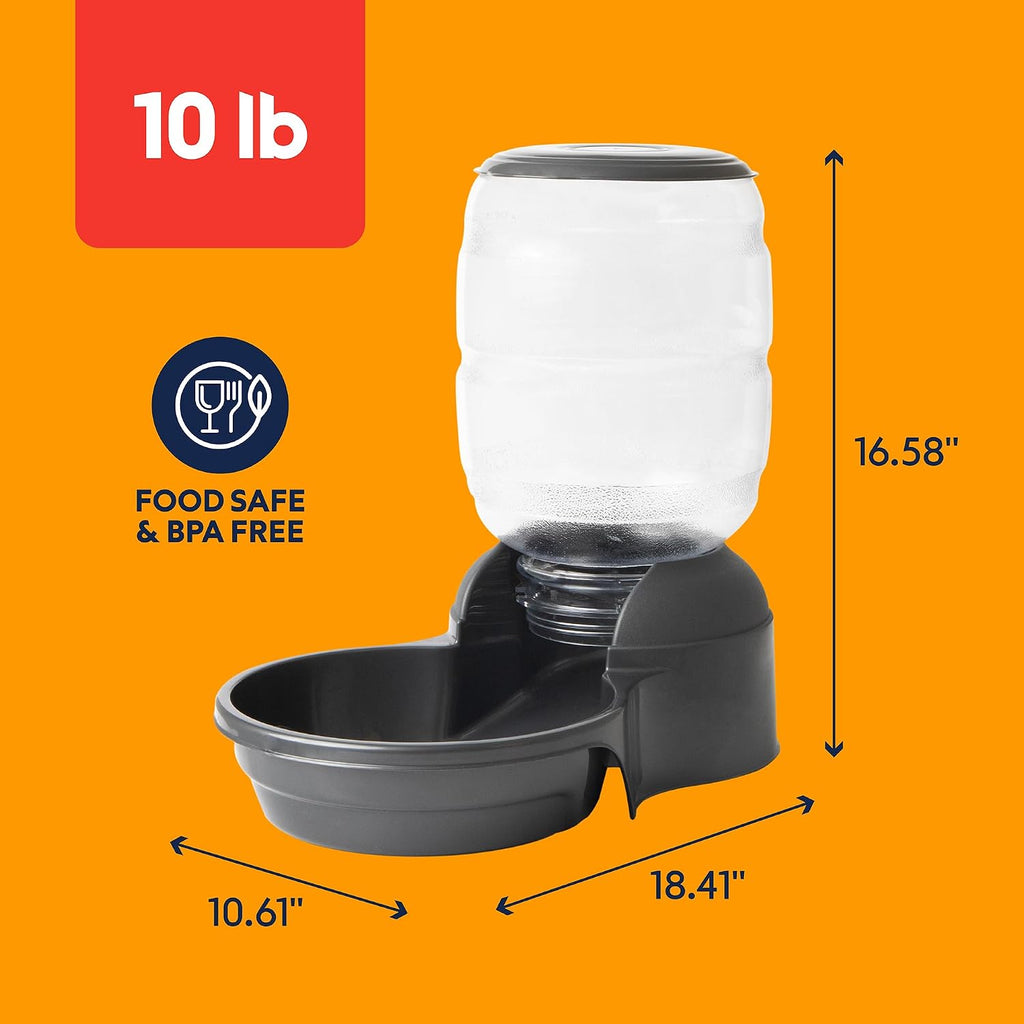 Petmate Replendish Waterer and Feeder Set, 2.5 Gallon Water, 10lbs Food