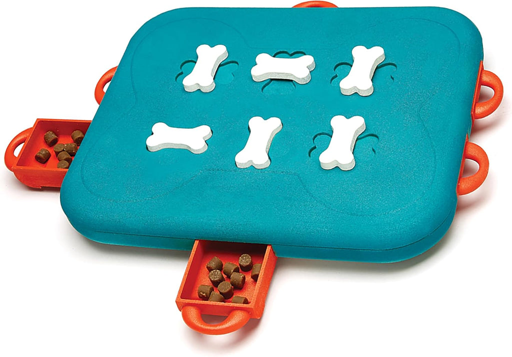 Outward Hound Nina Ottosson Dog Casino Dog Toy Treat Puzzle, 14" | Level 3 Advanced, 6 Hidden Treat Compartments, Holds 1-1/2 Cups, Wet or Dry Food, Interactive Enrichment, Dogs & Puppies