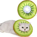ANWA Adjustable Cat Cone Collar Soft, Cute Cat Donut Collar After Surgery