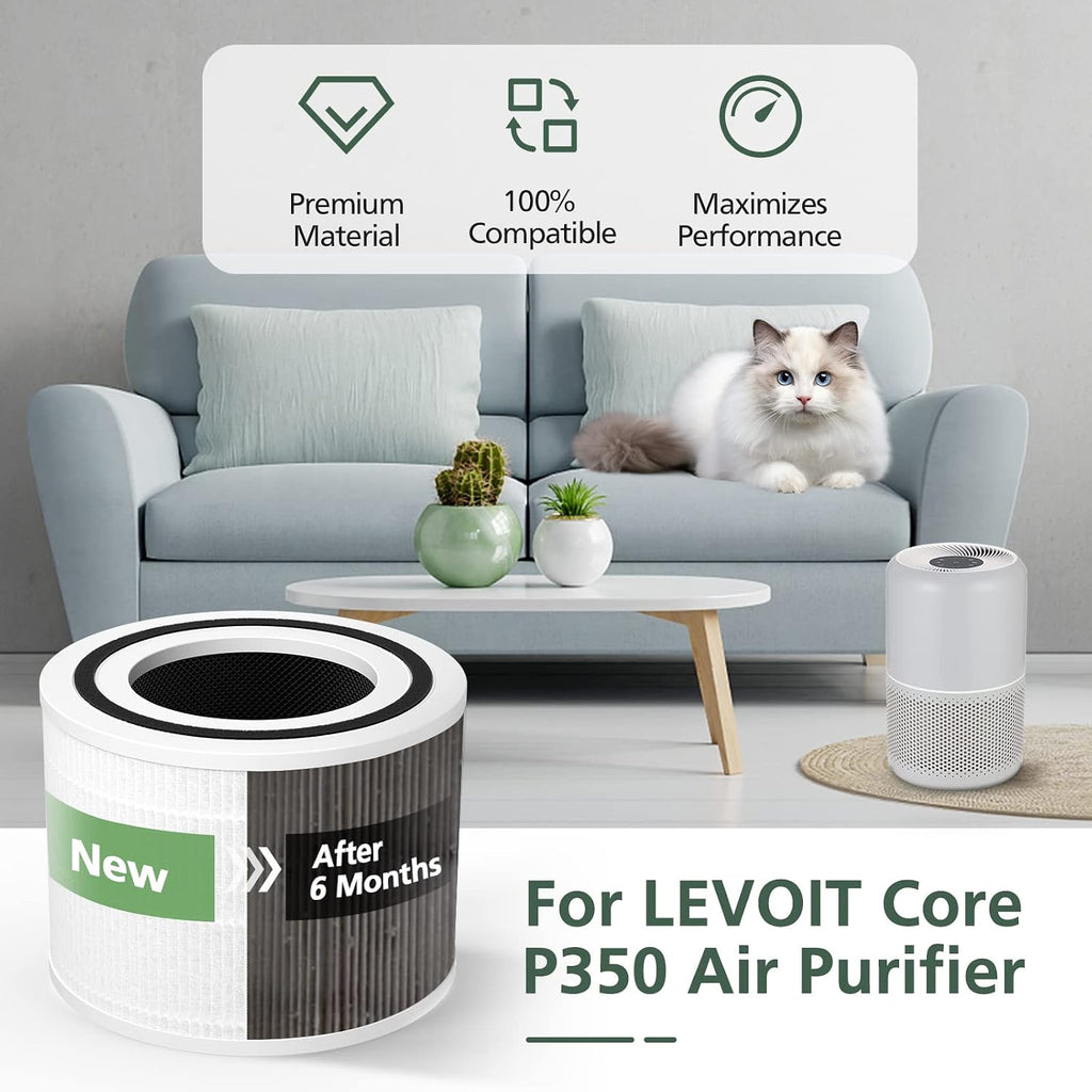 Core P350 Pet Care Replacement Filter for LEVOIT Core P350-P Air Purifier