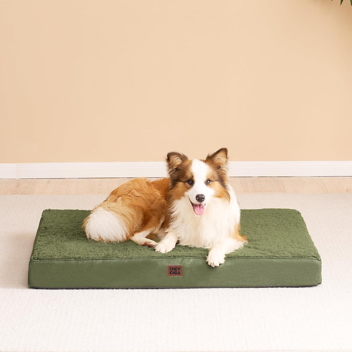 EHEYCIGA Orthopedic Dog Bed Medium with Removable Washable Cover, 30x20