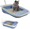Low Entry Kitten Litter Box Collapsible Shallow Litter Box