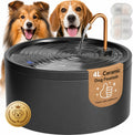 MISFANS Ceramic Dog Water Fountain, All-Ceramic Body, Pure Copper Spout