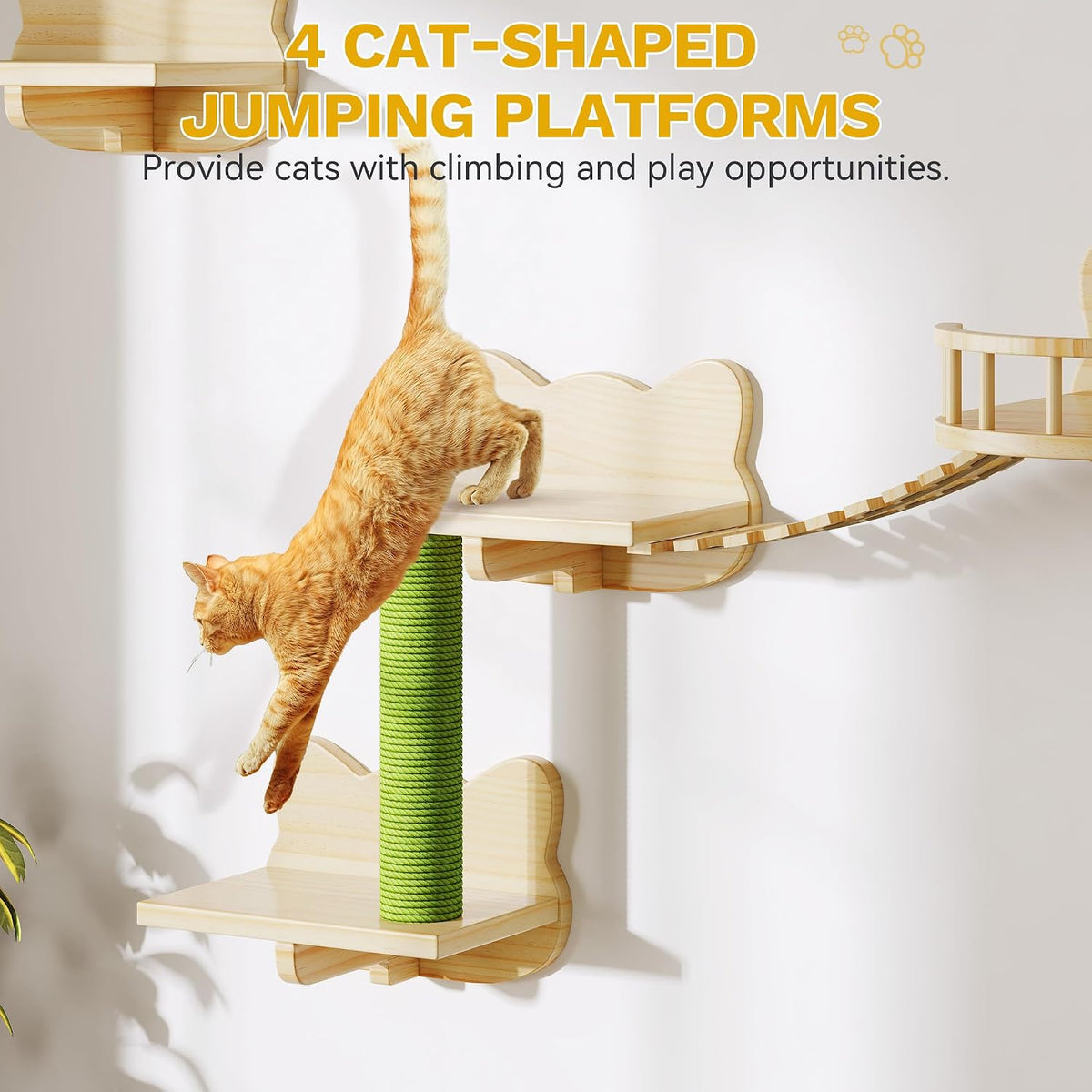DWVO Cat Wall Shelves and Perches for Wall