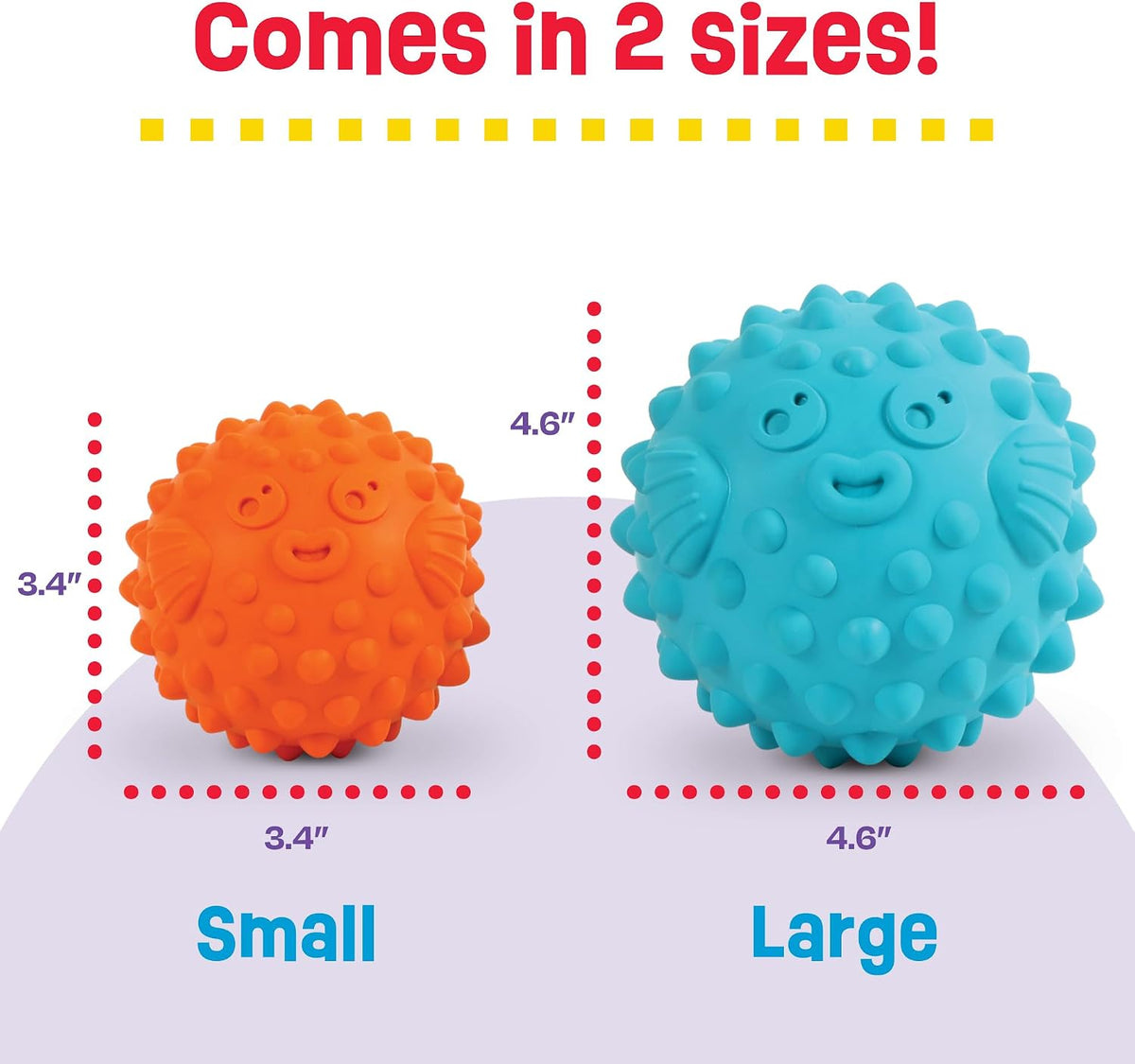 Brightkins Tough & Tumble Treat Dispenser Large Pufferfish