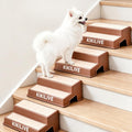 Non-Slip Dog Ramp for Stairs – 2-Step Design, for Small Dogs (4-Pack)