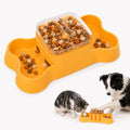 Dog Treat Dispenser Toy, Slow Feeder Puzzle Bowl for Small Dogs and Cats