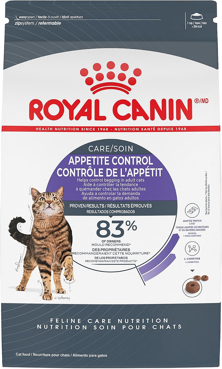 Royal Canin Feline Care Nutrition Appetite Control Care Adult Dry Cat Food, 6 lb Bag