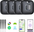 Hoxe Air Tracker Tags-4 Pack for iOS & Android, Smart Tag for Key, Bag, Pet