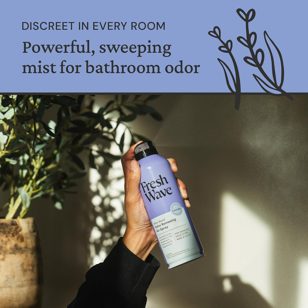 Fresh Wave Lavender Air Freshener Spray, 8 oz Room Odor Eliminator