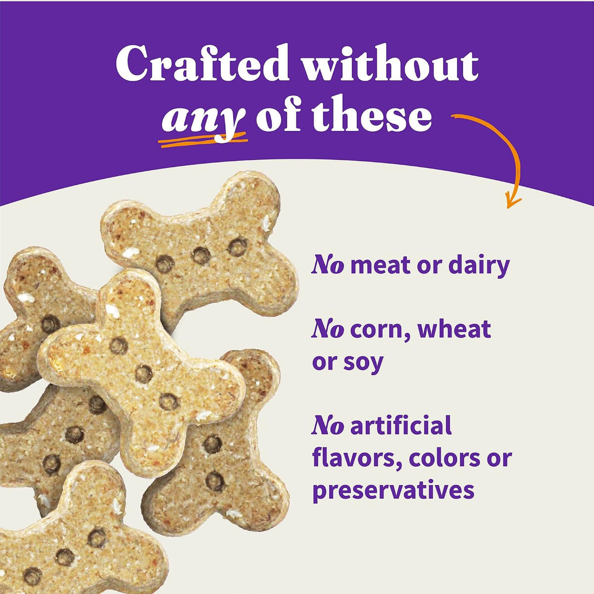 Halo Holistic Plant-Based Dog Treats, Oats & Blueberries, 8 oz