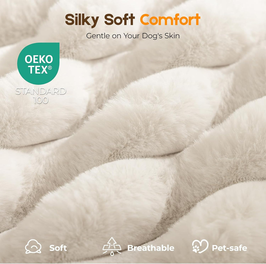 Orthopedic Dog Bed for XXL Dog, Waterproof Washable Pet Bed for Crate
