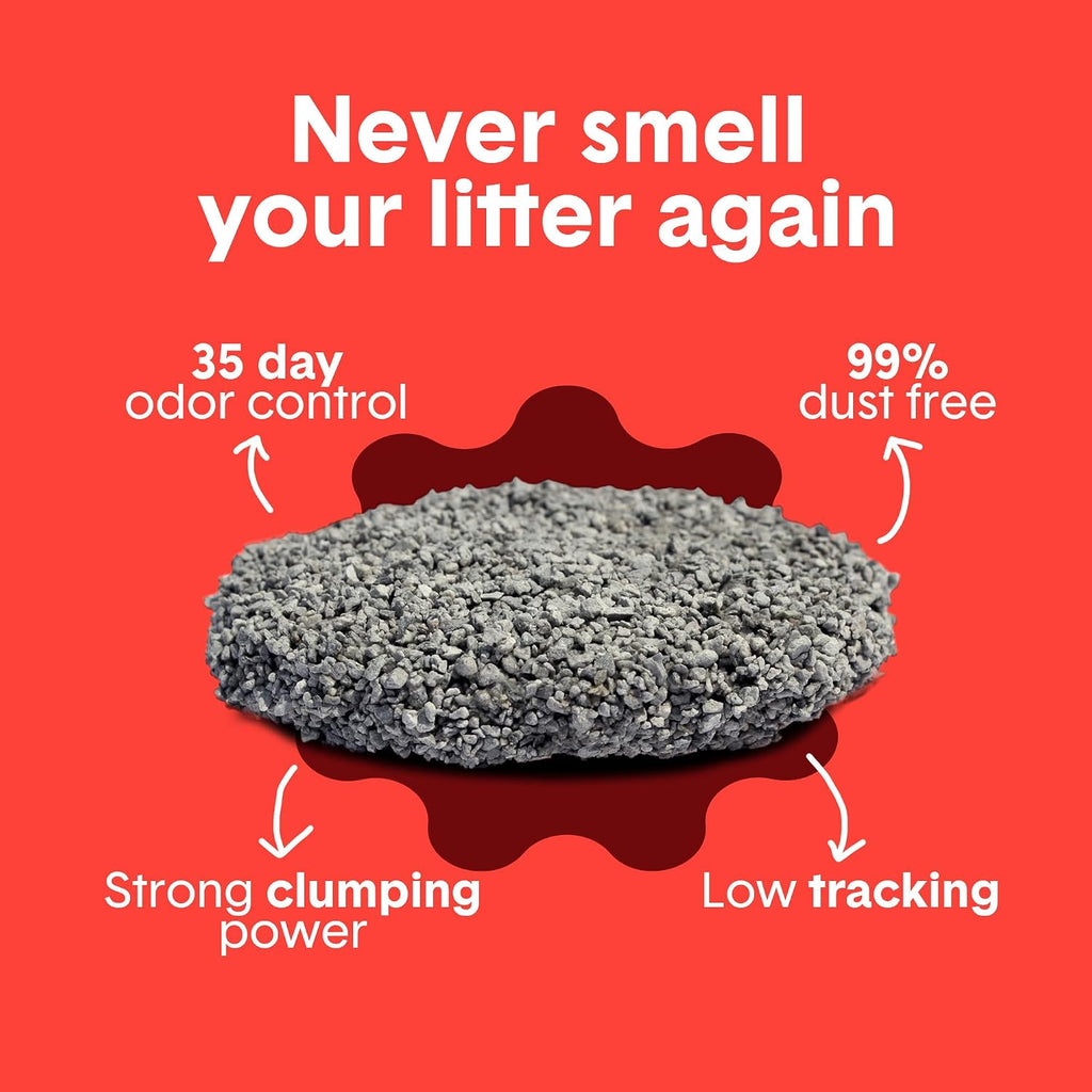 Boxie Extra Strength Clumping Cat Litter Multi Cat 35 Day Odor Control 40lb