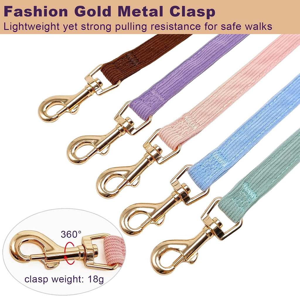 Cotton Dog Leash for Small Dogs 6ft Puppy Walking Training Lead