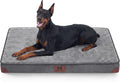 H.VERSAILTEX Waterproof Orthopedic XXL Dog Bed for Crate, Grey, 47"x29"x4"