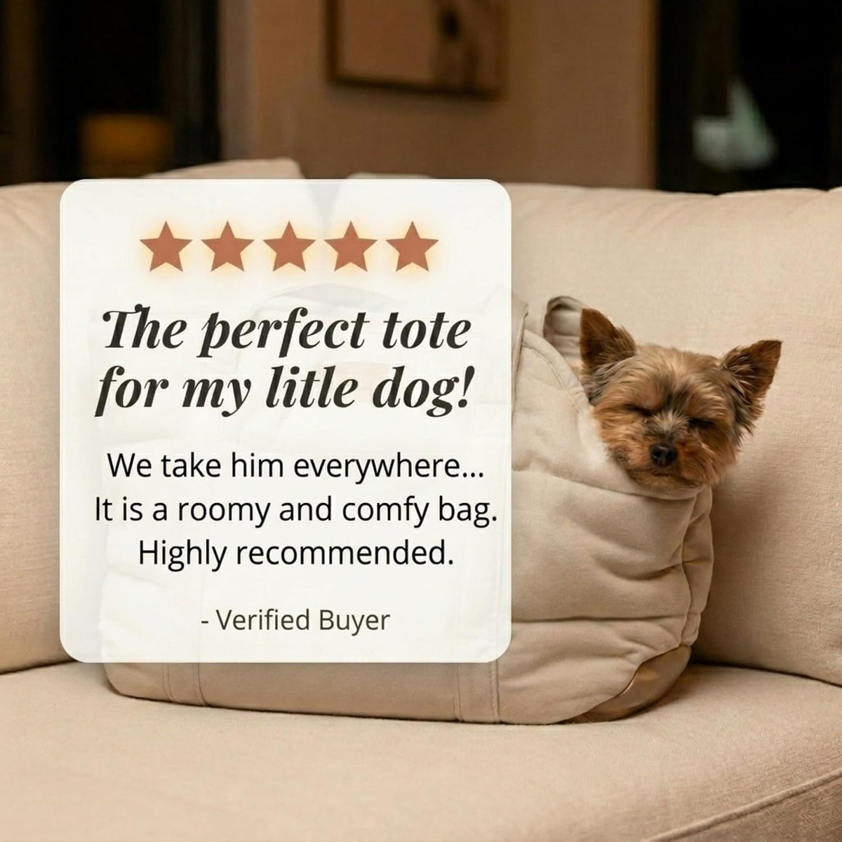 Plush Dog Purse Carrier for Small Dogs, Soft Tote, White