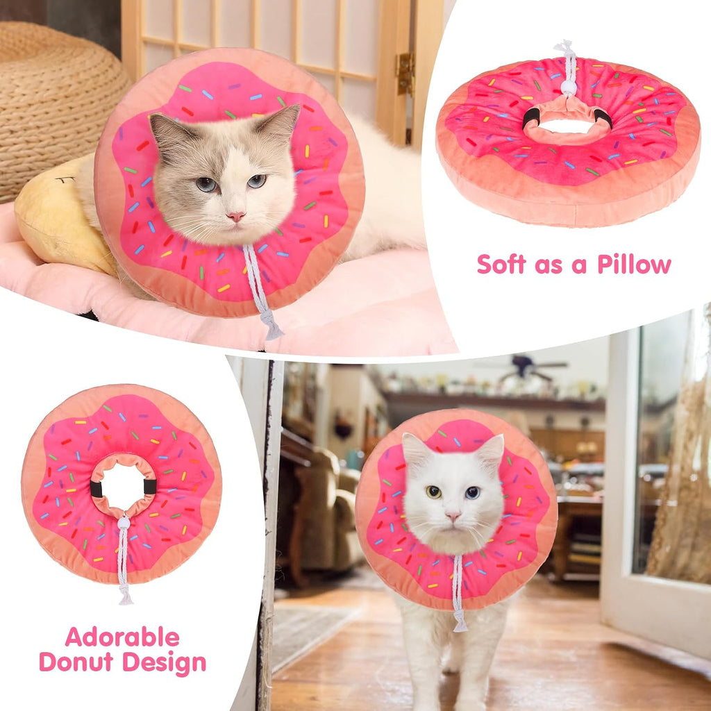 BEAUTYZOO Cat Cone Collars Soft, Cat Donut Recovery E Collar After Surgery