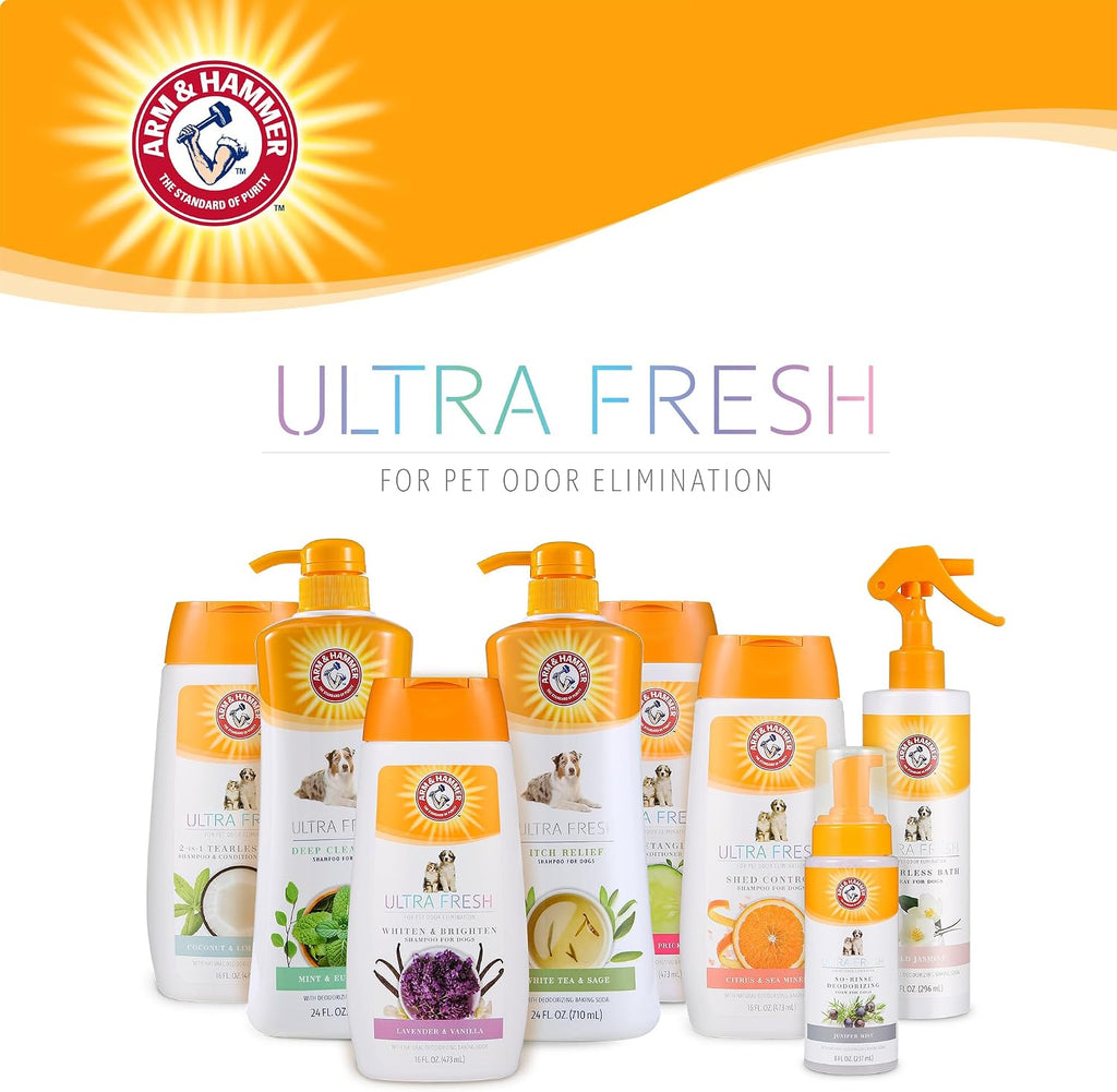 Arm & Hammer Ultra Fresh Oatmeal Dog Shampoo, Aloe, 24 Fl Oz