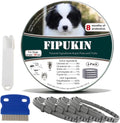 Natural & Safe Flea and Tick Collar for Small Dogs, 4 * 8 Months Protection, Waterproof, 13.8 inch, One Size Fits All, Free Comb and Tick Removal Tool (4-Pack)
