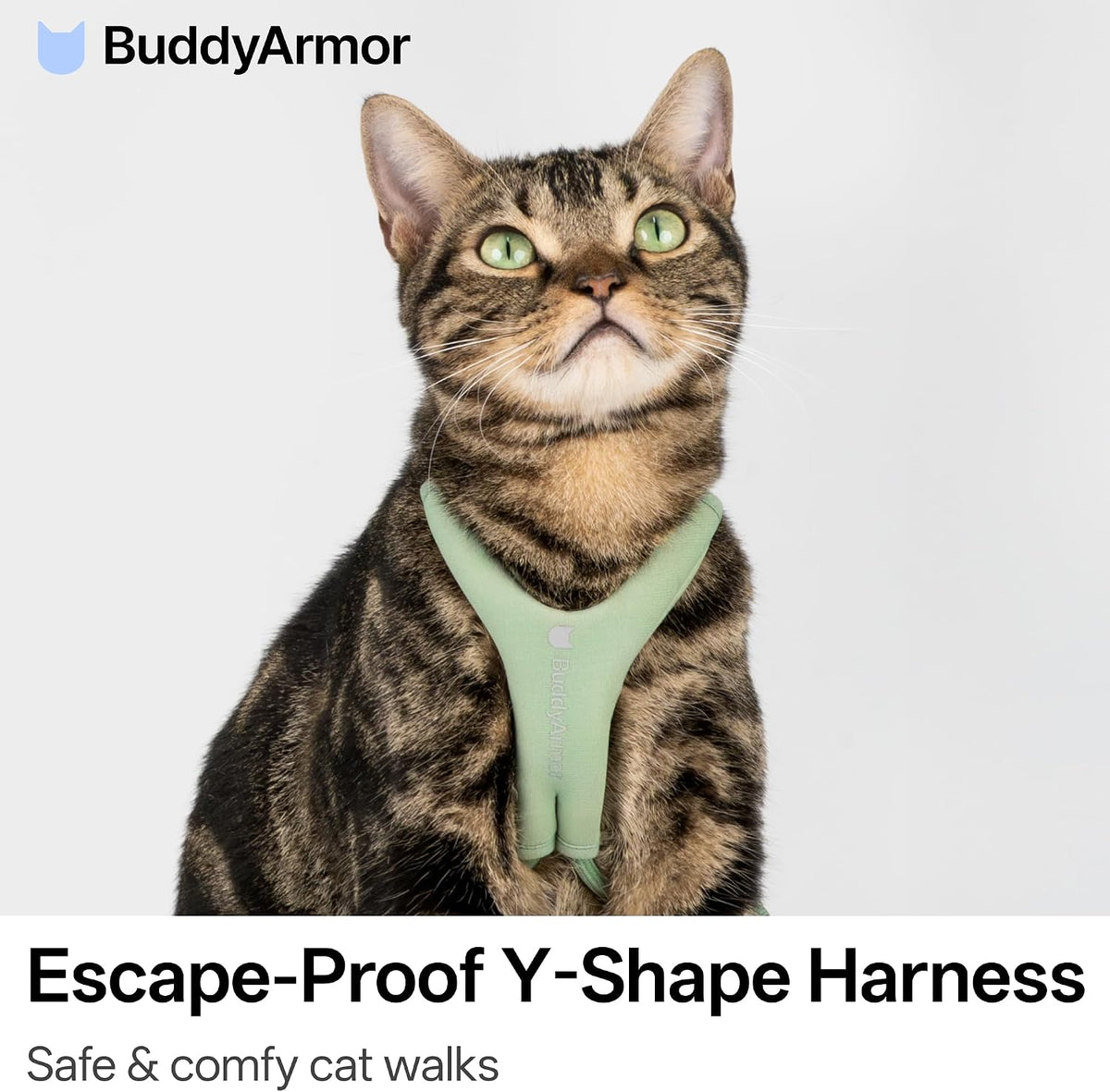 Escape Proof Y Shape Cat Harness Anti-Choke (Burgundy, M)