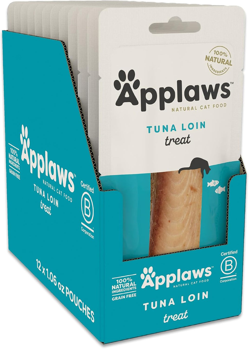 Applaws Whole Tuna Loin Grain Free Cat Treats 12-Pack 1.06 oz