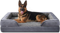 INVENHO Orthopedic Extra Large Dog Bed, XXL Waterproof Dog Sofa, Egg-Crate Foam Couch with Washable Removable Cover, Waterproof Lining and Nonskid Bottom