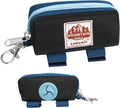 Dog Poop Bag Holder for Leash, Large-Capacity Canvas Pouch, Black | Holds one bag roll, keys, treats, and small essentials with quick access, secure straps, and water-resistant canvas