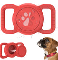 SANKALA [1 Pack] Waterproof Dog Airtag Holder, Red