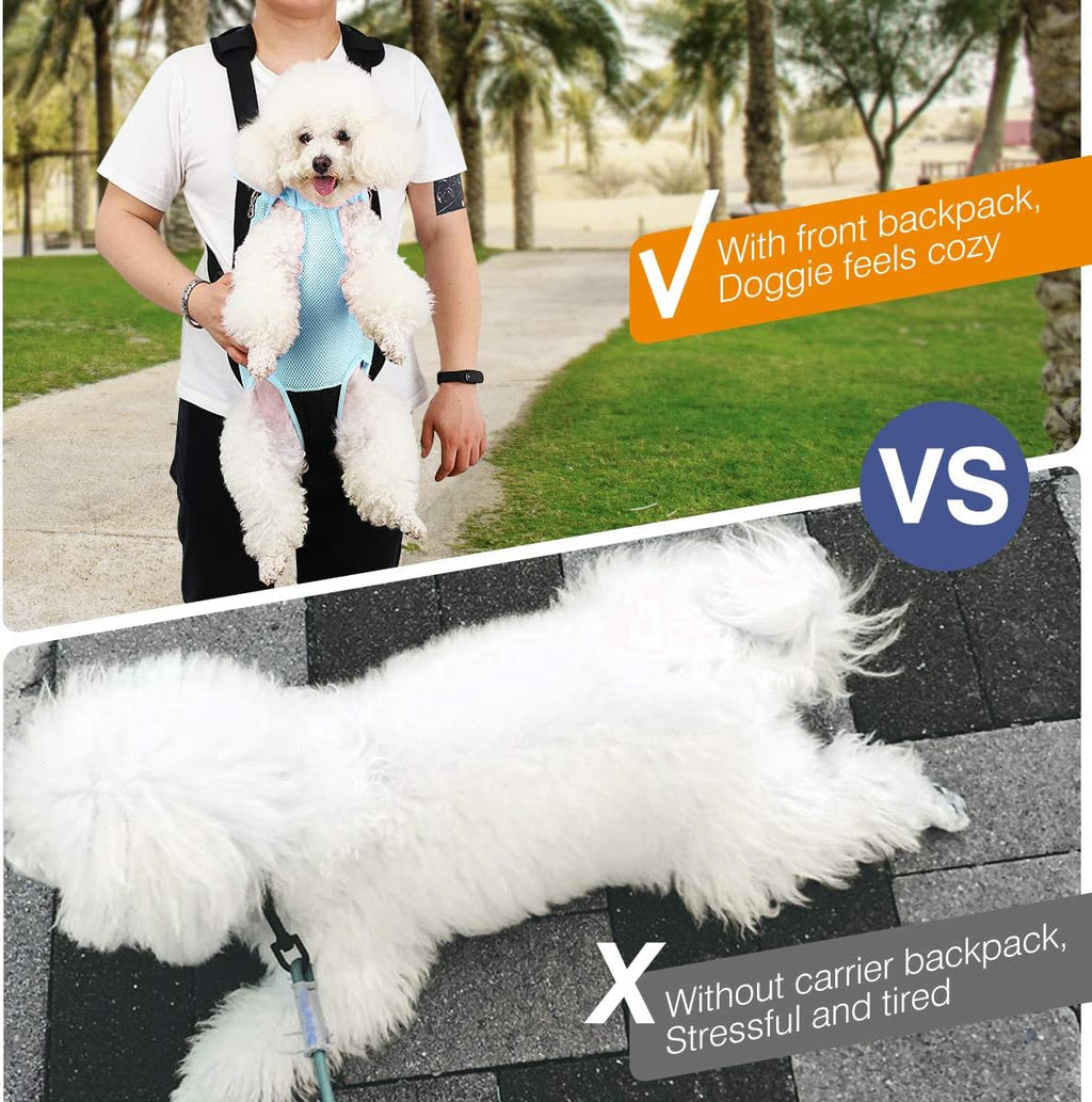 Pawaboo Pet Front Carrier Backpack for Small Medium Dogs