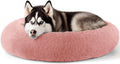 Extra Large Dog Beds, 36in Human Dog Anxiety Relief Comfort Bed (Pink)