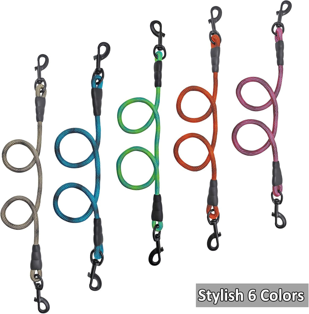 BTINESFUL 3FT 4FT 5FT Dog Tie Down, 2/5" Nylon Rope Indoor Short Dog Tether