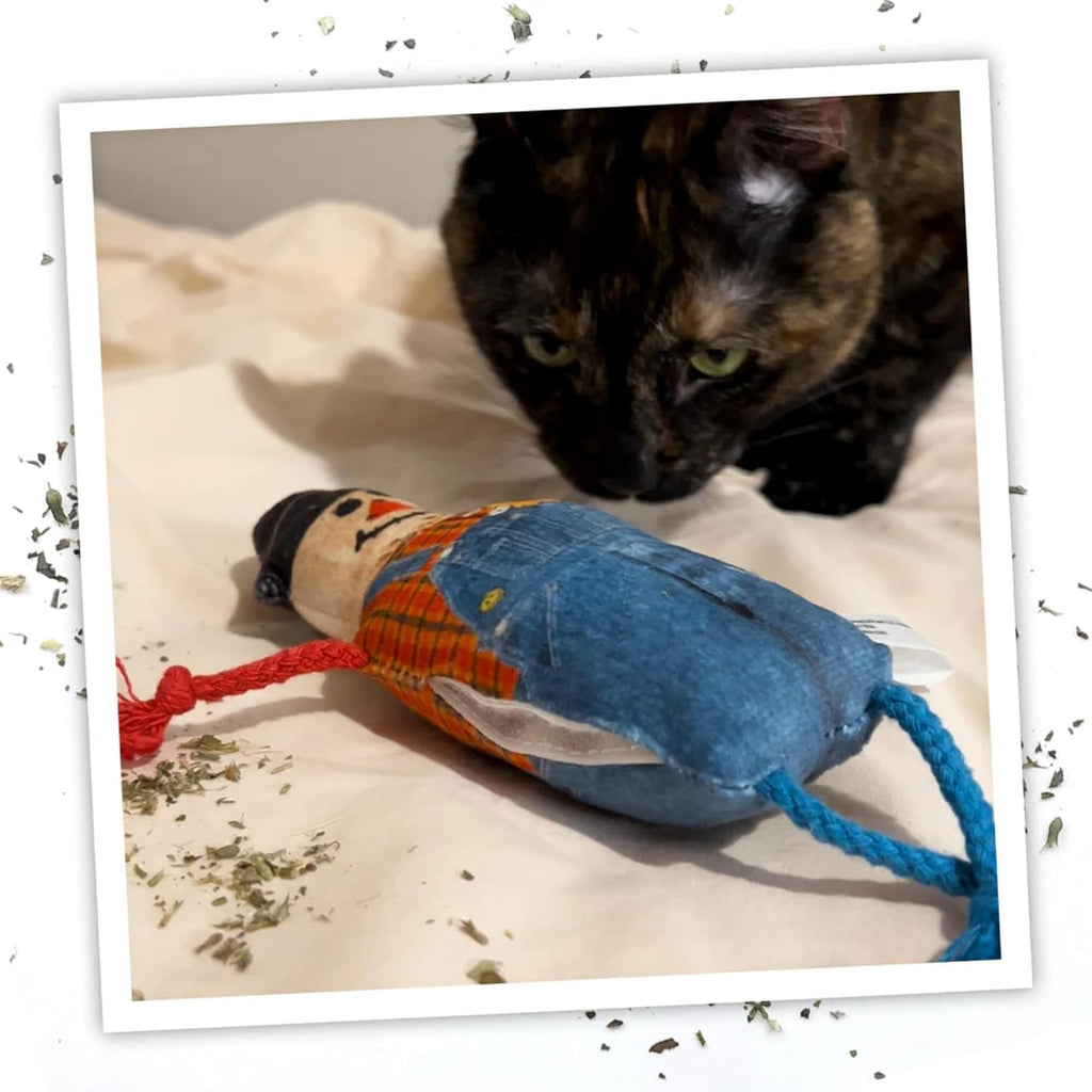 Meowijuana Fall Scarecrow Cat Toy and Blend Bundle | High-Potency