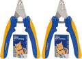 PETHROOM Cat Nail Clipper Trimmer for Indoor Cats, 2mm Circular Cut Hole (Pack of 2)