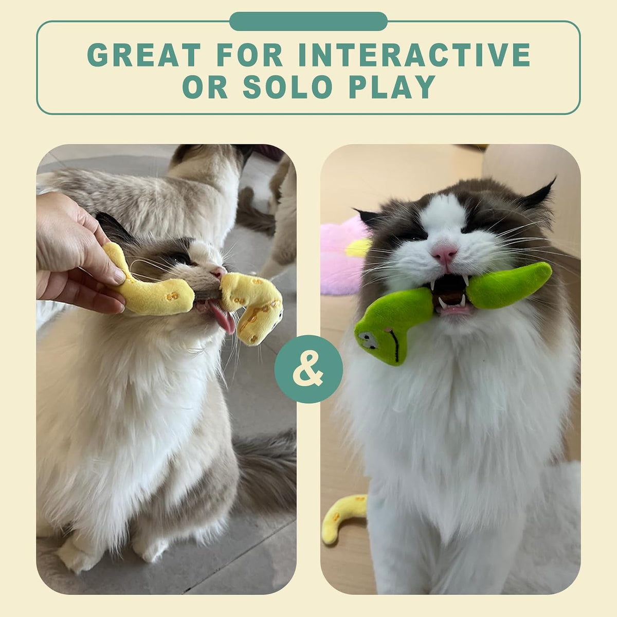 Silvervine Chew Sticks and Cat Crinkle Balls, Cat Chew Toy for Teeth Cleaning, Interactive Cat Toys for Indoor Cats, for All Cat Breeds (7 Pack)