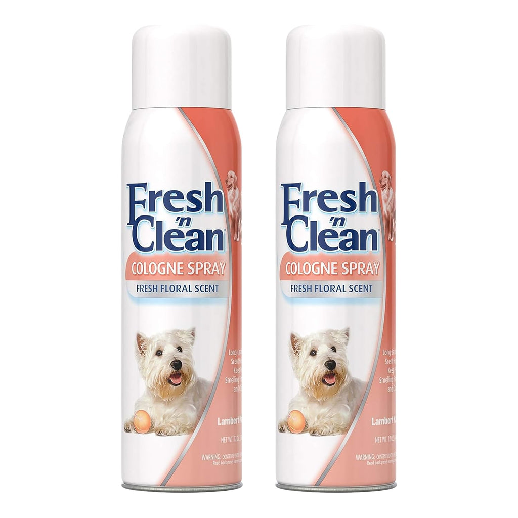 PetAg Fresh ’n Clean Cologne Spray - Floral Scent - 12 oz - Controls Odor & Keeps Dogs Smelling Fresh