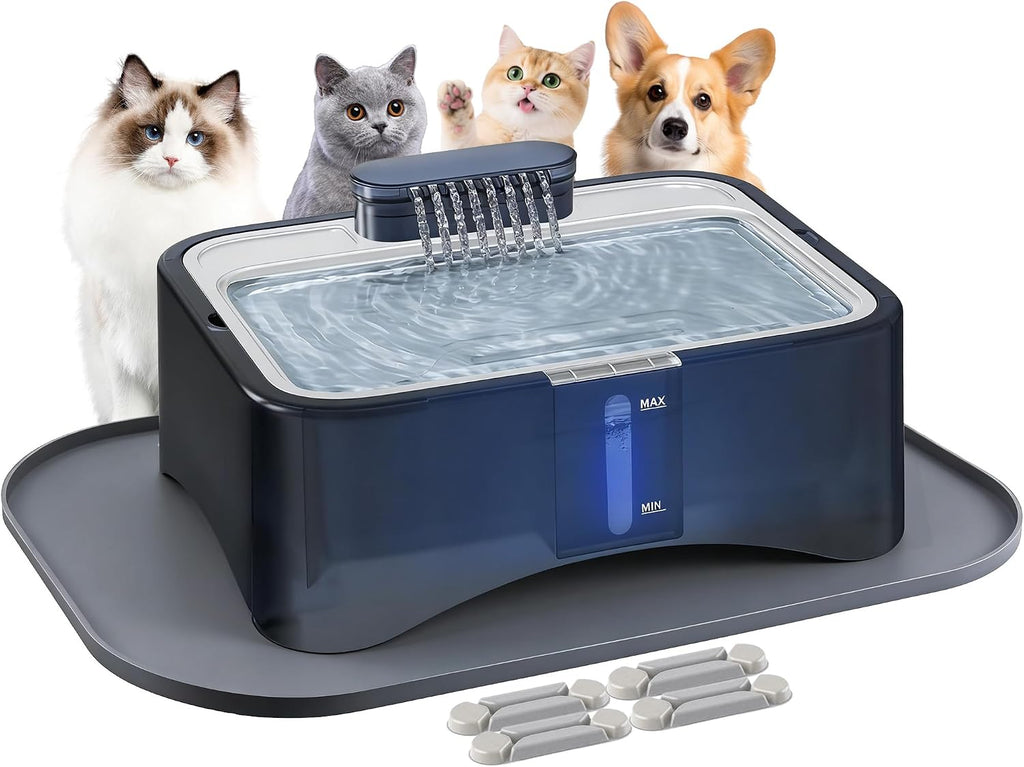 UPSKY Cat Water Fountain, 2.25Gal Large Capacity for Multi-Pet Homes