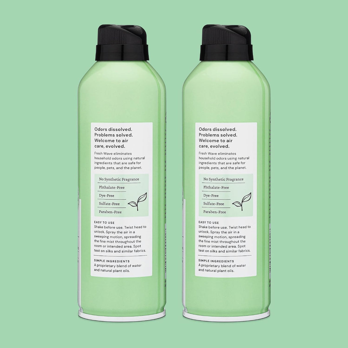 Fresh Wave Original Air Freshener Spray, 8 oz, 2-Pack Room Odor Eliminator
