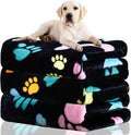 Rezutan Blanket for Large Dogs & Cats Soft Reversible Cute Paw 40"x31"