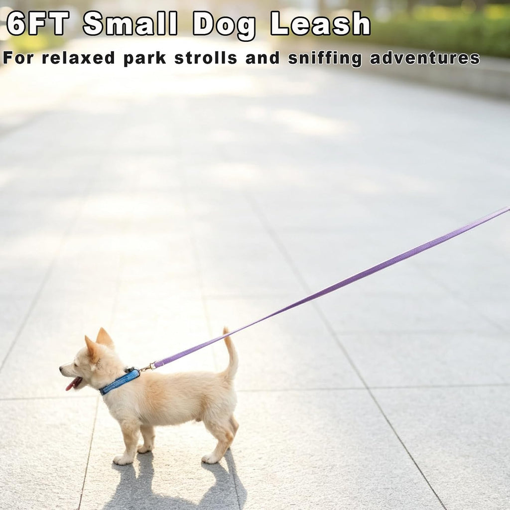 Cotton Dog Leash for Small Dogs 4ft 6ft Puppy Walking Training Lead