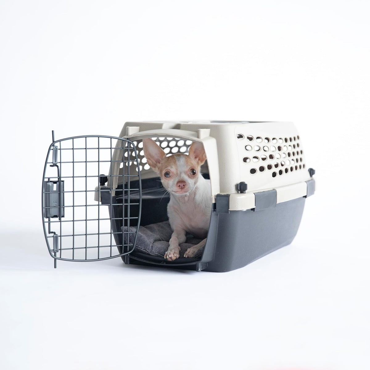 Petmate Vari Dog Kennel, Carrier, XS 19in, Up to 10lbs, Taupe