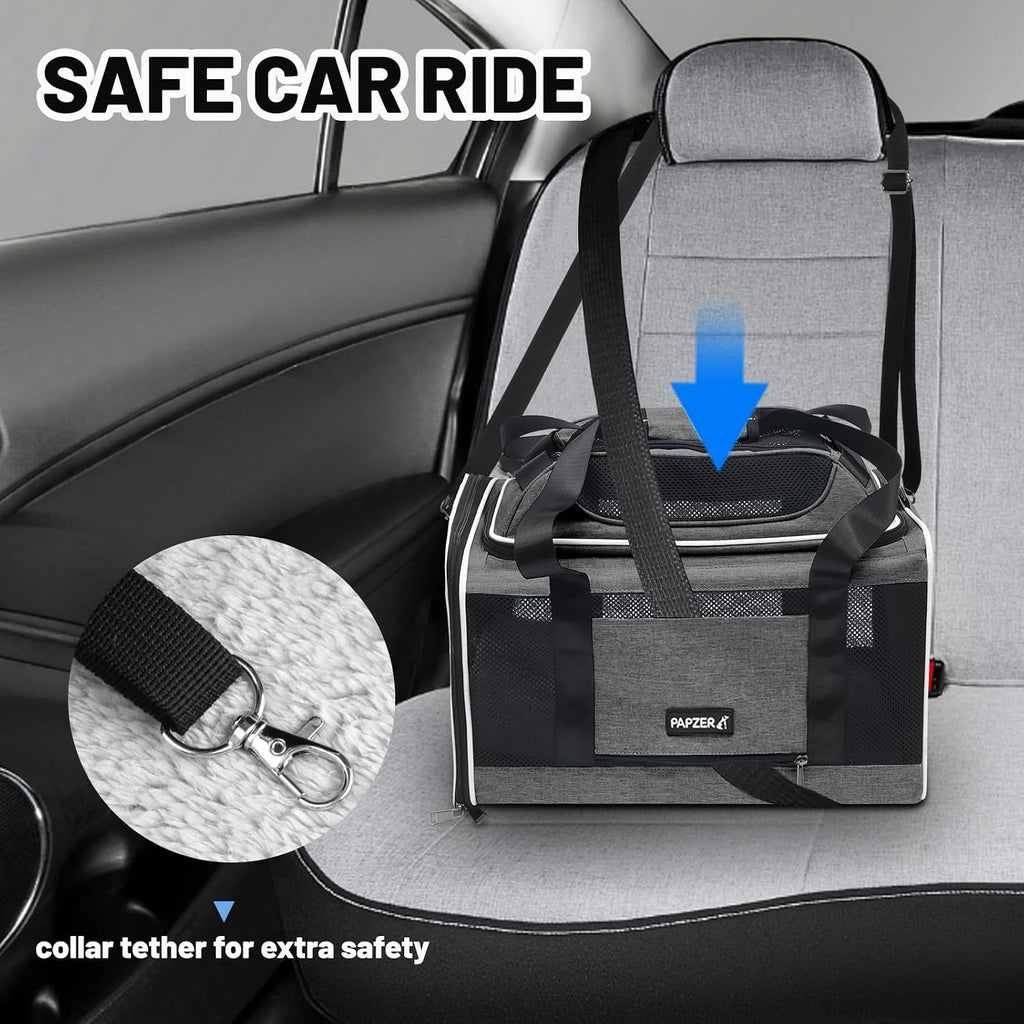 Cat Carrier Top-Expandable 18x11x11, United Delta American Airline Approved