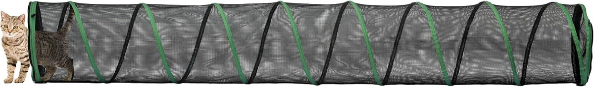 Kitty City Outdoor Catio Furniture and Play Kits for Cats, 10' Tunnel/Large