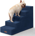 Aodisman Dog Stairs for High Beds 22.6" H, 5-Step Pet Steps for Small Dogs