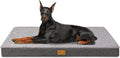 Patas Lague Orthopedic Large Dog Bed Washable Pet Sofa Mat 56''X40'' Grey