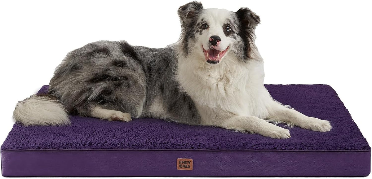 EHEYCIGA Orthopedic Dog Bed Extra Large with Removable Washable Cover, 41IN