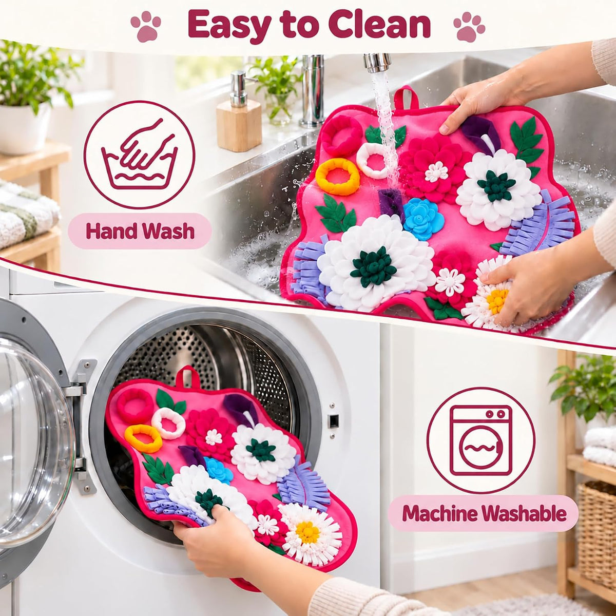 Vextronic Snuffle Mat for Dogs, Large Dogs Slow Feeder, Interactive Puzzle